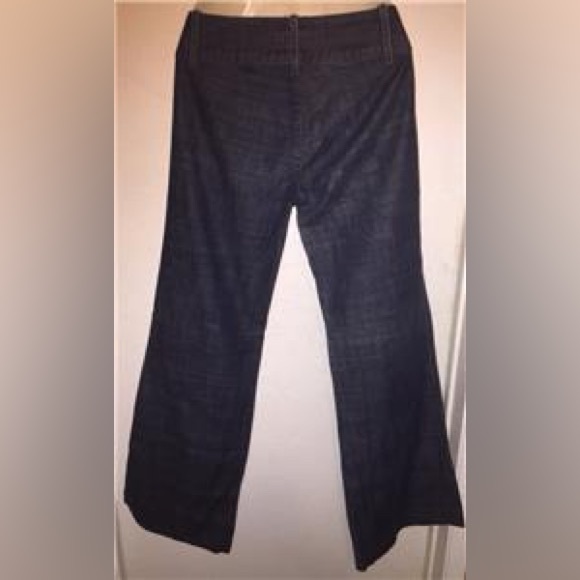 Joe’s Jeans Knightly Dark Wash Wide Straight Leg Trouser Denim Jeans Size 28 - Picture 4 of 7